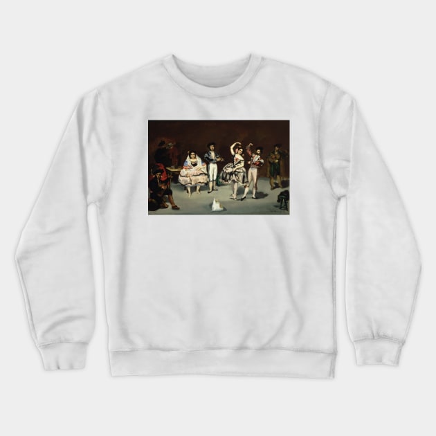 Spanish Ballet by Edouard Manet Crewneck Sweatshirt by Classic Art Stall